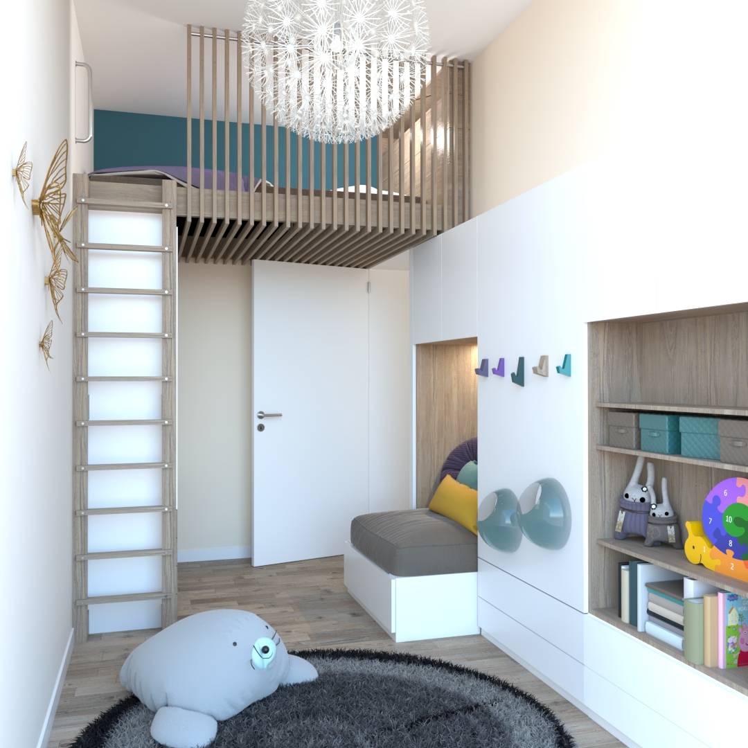 Kinderzimmer Mach zwei aus einem Zimmer 2 x 8,8m² homify
