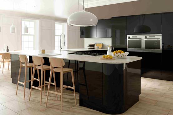 スタイリッシュ キッチン黒のコーディネート Homify スタイリッシュ キッチン黒のコーディネート Homify