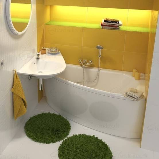 10 تصاميم بانيو للحمامات الصغيرة Homify