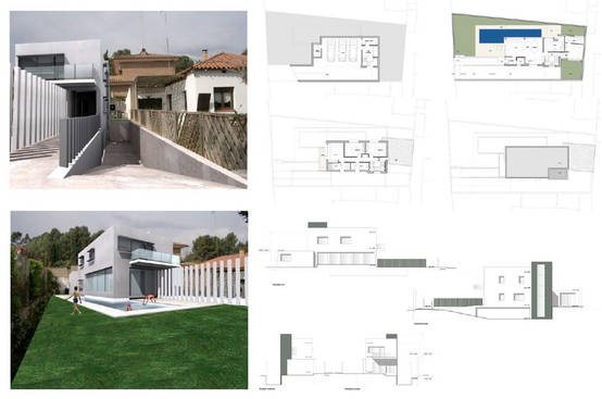 4 منازل عصرية مع المخطط الهندسي homify