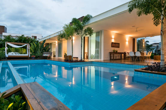 para construir una piscina en tu patio
