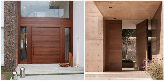 Puertas altas modernas