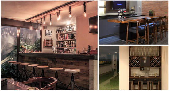 Barras de bar rústicas y modernas | homify