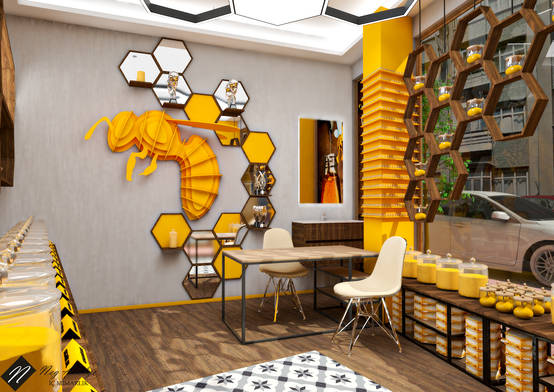 Istanbul Da Bir Bal Magazasinin Orijinal Ve Dikkat Ceken Tasarimi Homify