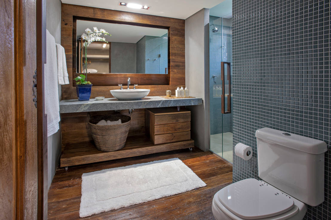 Salle de bain bois: 14 idées fabuleuses!!!