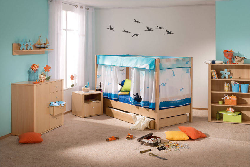 Tendenziell blau: 9 farben für kinderzimmer Kinderzimmer junge baby