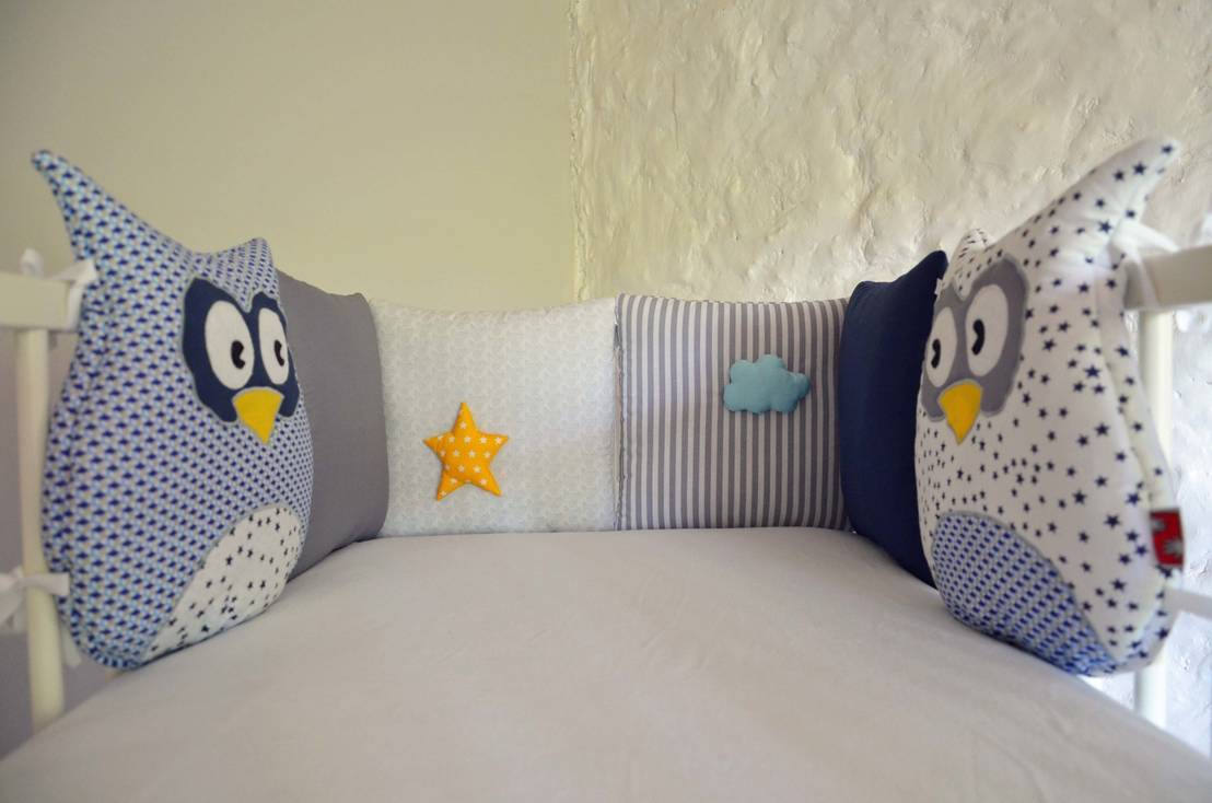 Tour de lit bébé collection 'houhou' pour petit garçon by ...