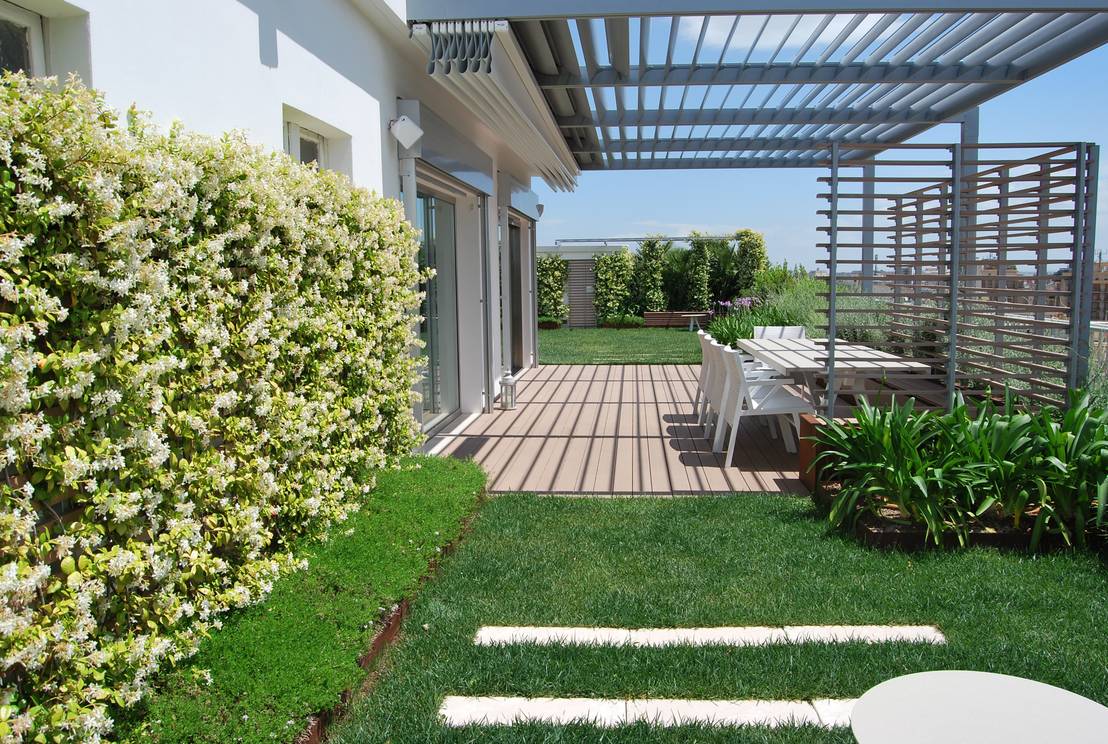 Giardini moderni piccoli: arredi da giardino moderni e ... Giardino disegno Laghetto