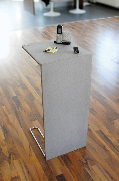 leichtbau side table - leichte möbel aus beton von XXD GmbH | homify