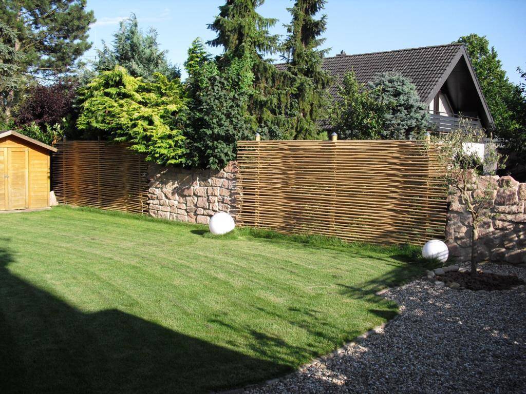 7 spettacolari tipi di recinzioni per il proprio giardino - Bambus UnD SanDstein