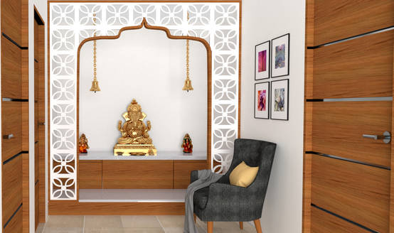 How To Create Pooja Room Designs In Wood Or Plywood Homify
