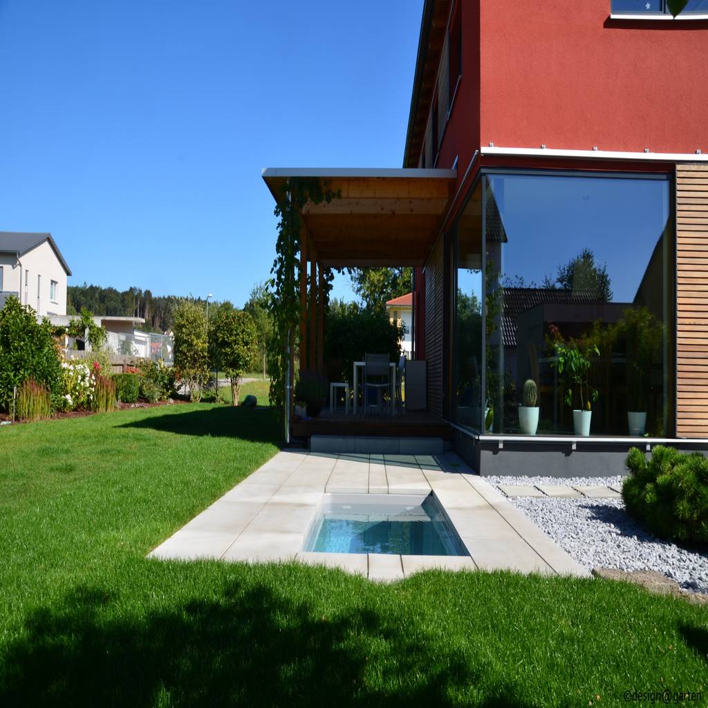 wat minipool, saunatauchbecken für den garten modern von design