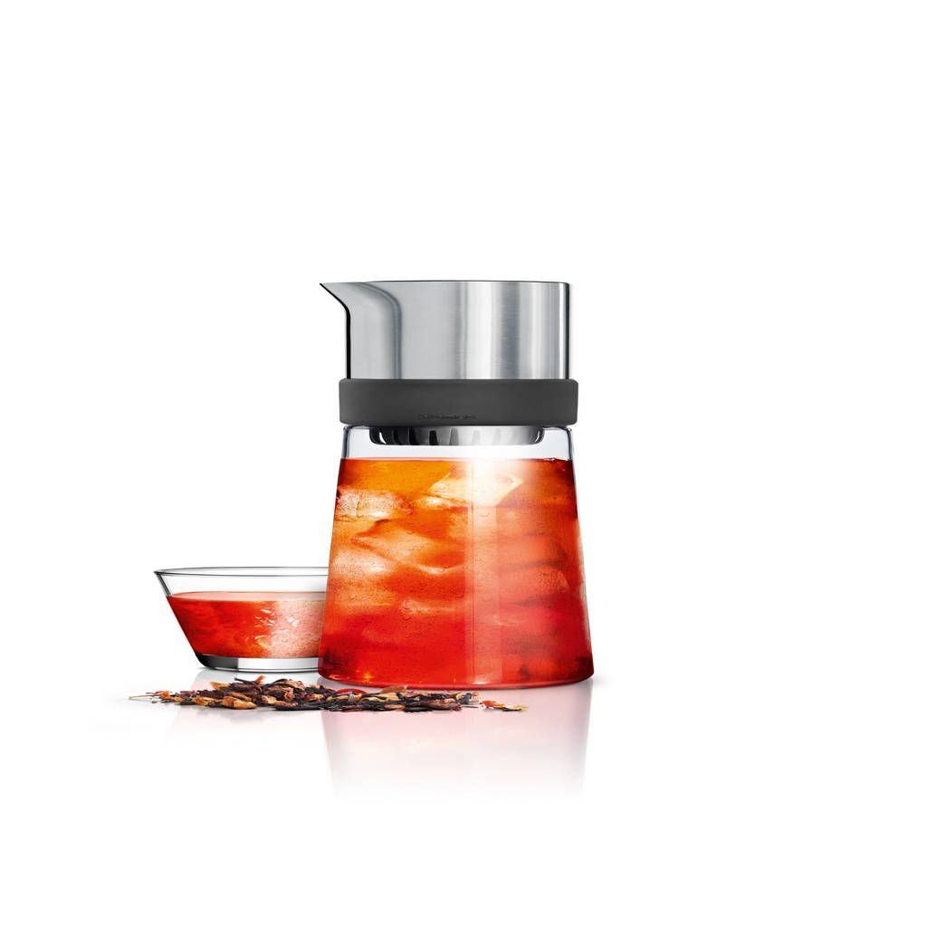Teajay eisteezubereiter mit blend teeglas blomus küchebesteck