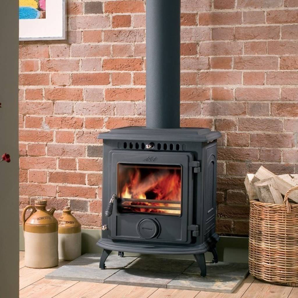 Aga much wenlock classic wood burning / multi fuel stove country by direct stoves, country homify