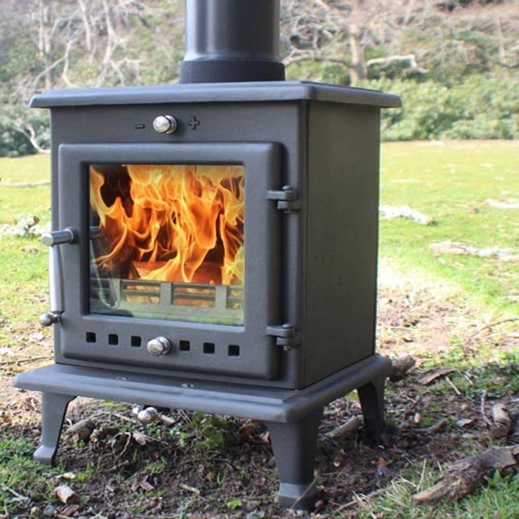 Ekol crystal 5kw wood burning—multi fuel defra approved stove direct