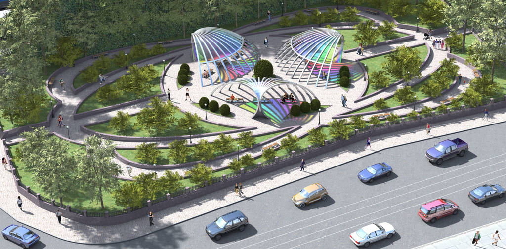 Проект благоустройства сквера, проектная группа «портал» | homify