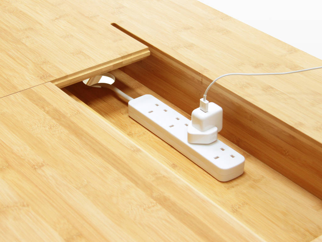 Cabletidy home office desk homify