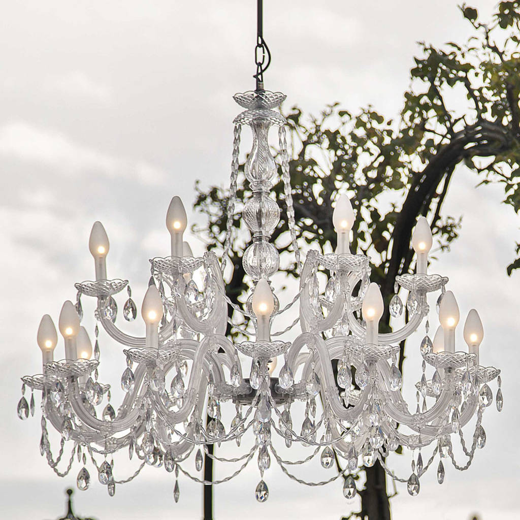 Drylight s18 der moderne kronleuchter für den garten modern von