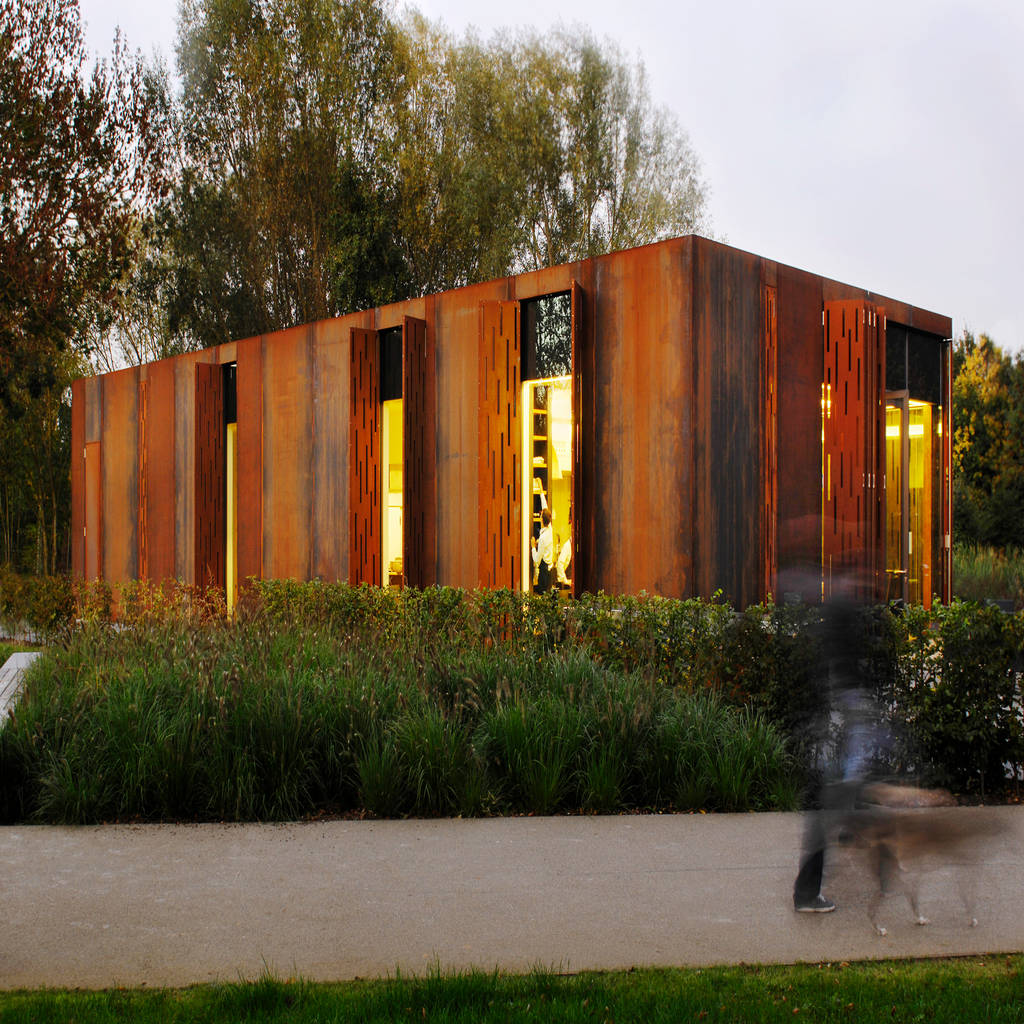 Parkanlage ‘querbett‘ mit ‘pavillon madeleine‘, kayl, luxemburg von