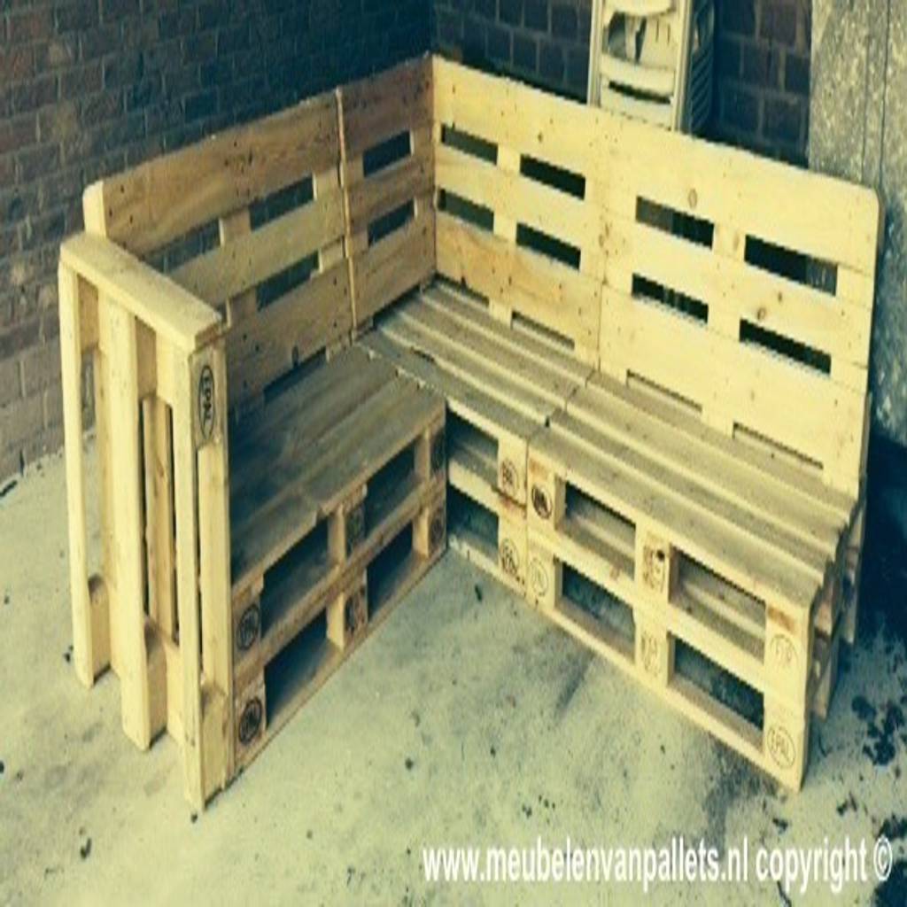 Loungebank pallets 240x200cm modern door meubelen van pallets, modern