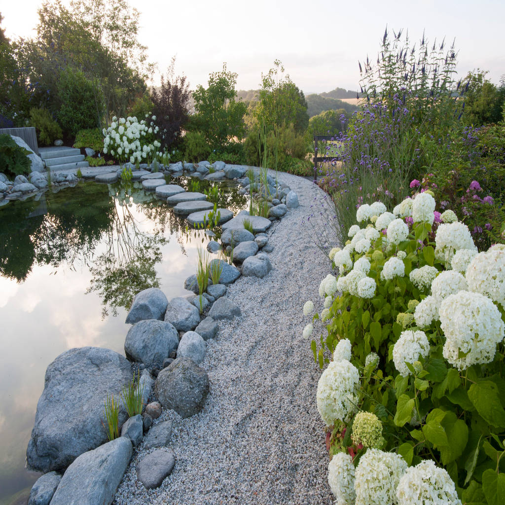 Kiesweg an teich planungsbüro garten und freiraum homify