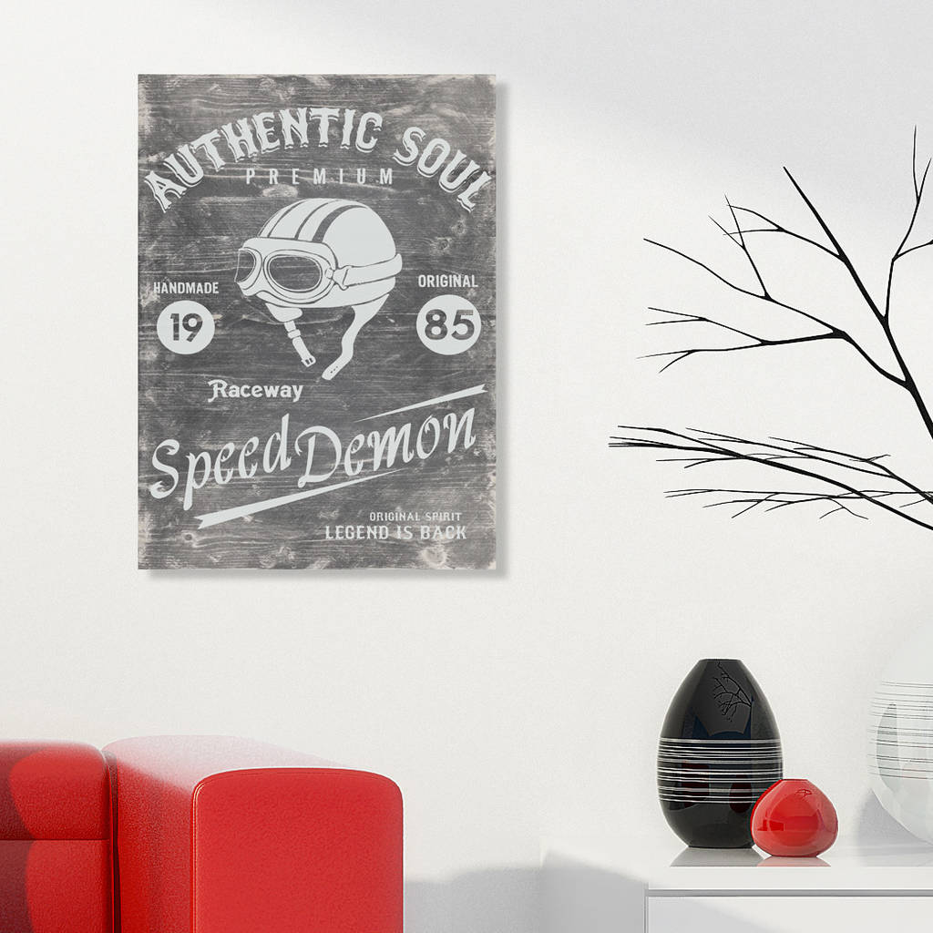 Tableau Decoratif Citation Vintage Speed Demon Motbois Zabarella Maisonaccessoires Decoration Homify Tableau Decoratif Citation Vintage Speed Demon Motbois Zabarella Maisonaccessoires Decoration Homify