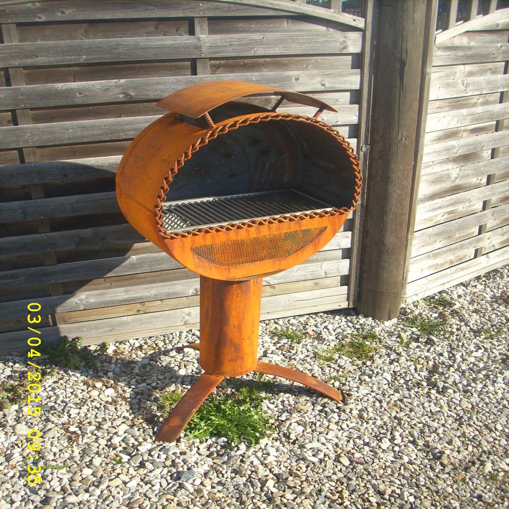 Terrassenofen "smiley": garten von rolandsschalenwerkstatt ...