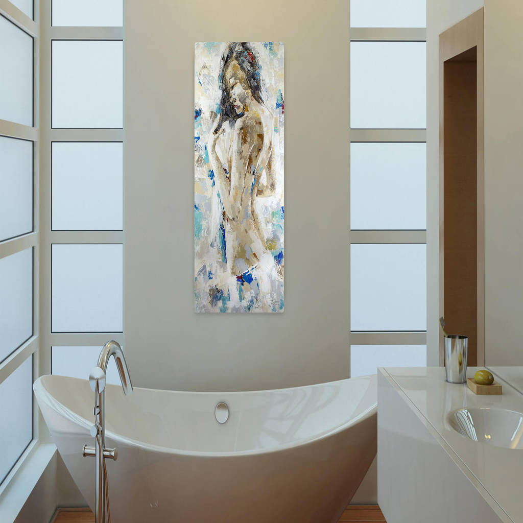 Acryl Gemalde Love At First Sight 70x140cm Fur Das Badezimmer Modern Von Kunstloft Modern Baumwolle Rot Homify