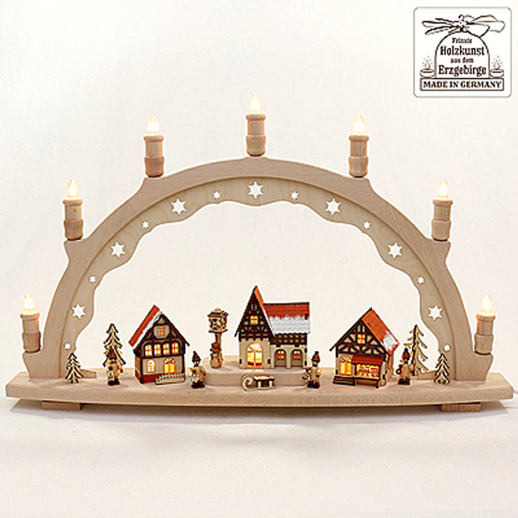 Erzgebirge holzkunst schwibbogen lichterbogen
