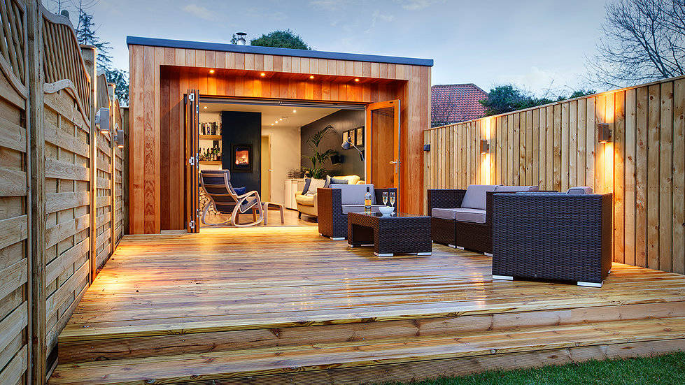 Garden studio man cave, samuel kendall associates limited | homify
