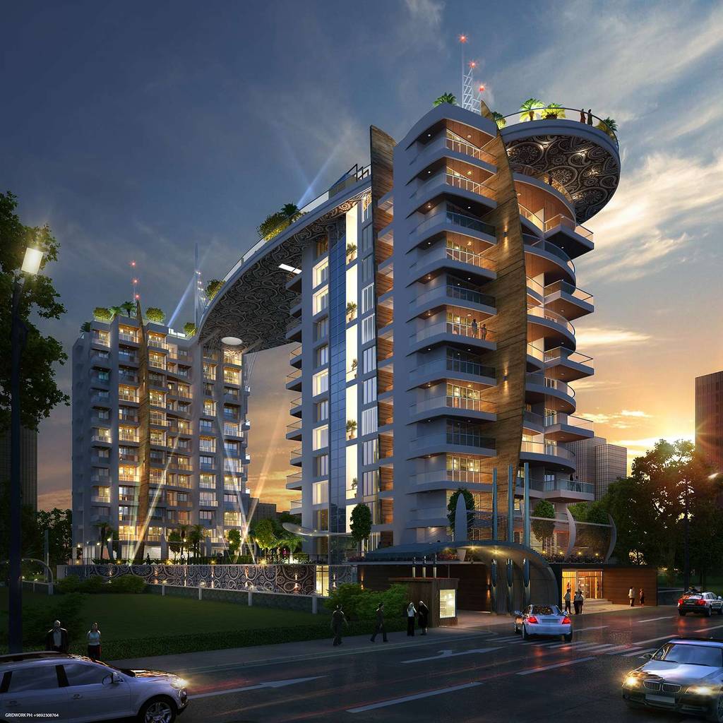 Iconic premium luxury residential building, ais designs homify