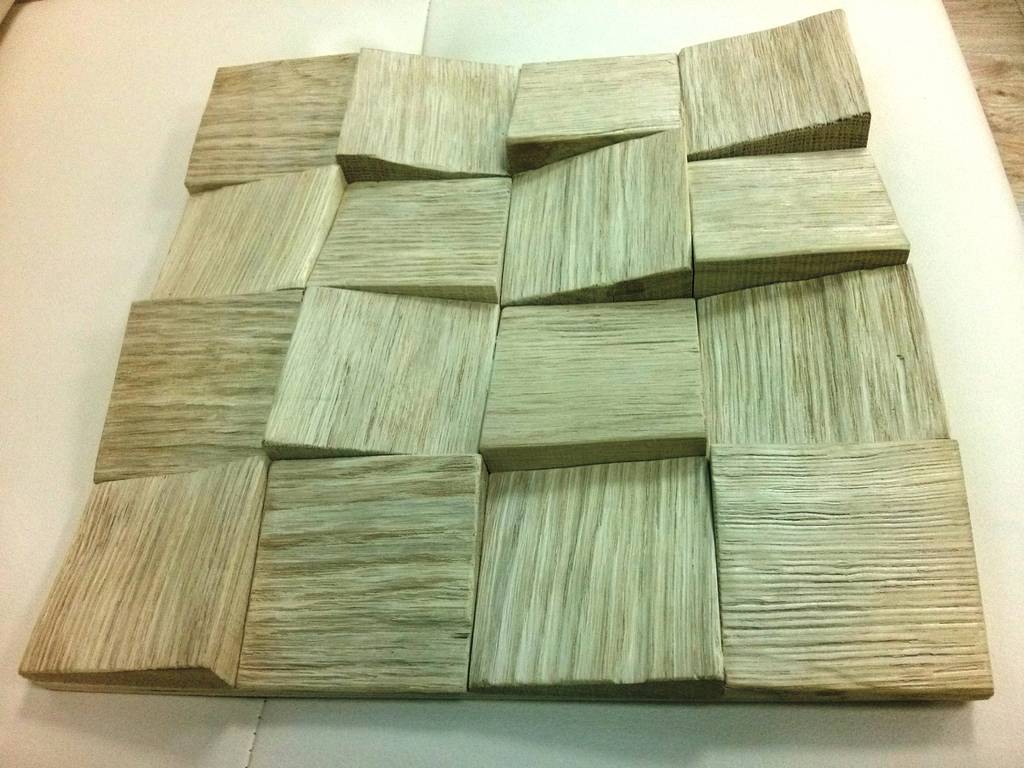 Дубовая мозаика на полу