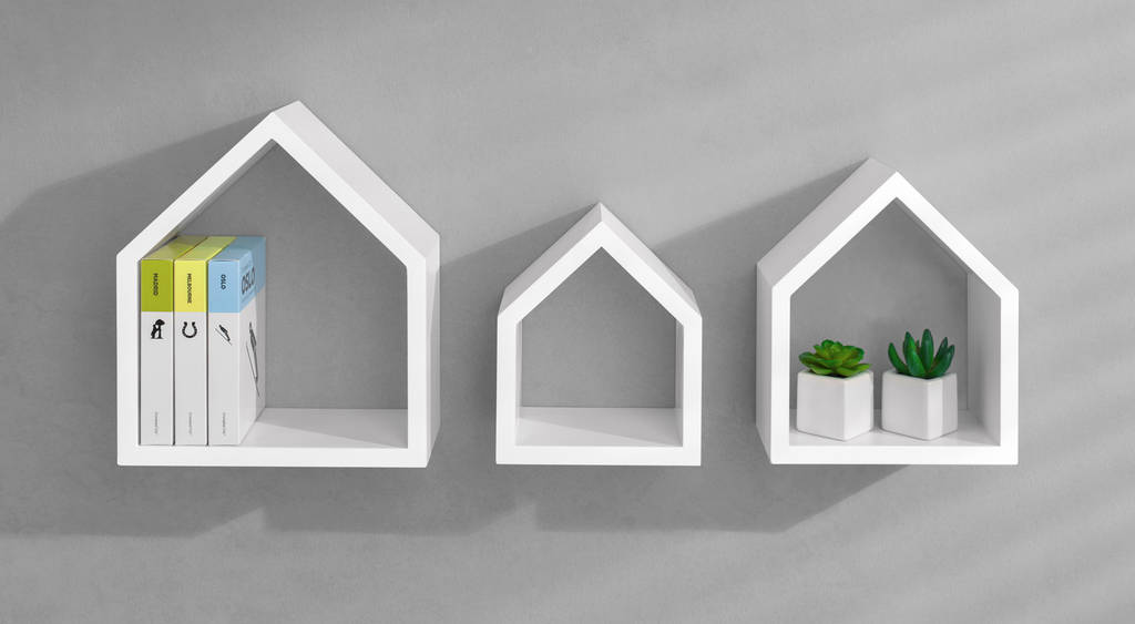 Cottage wall shelf set homify