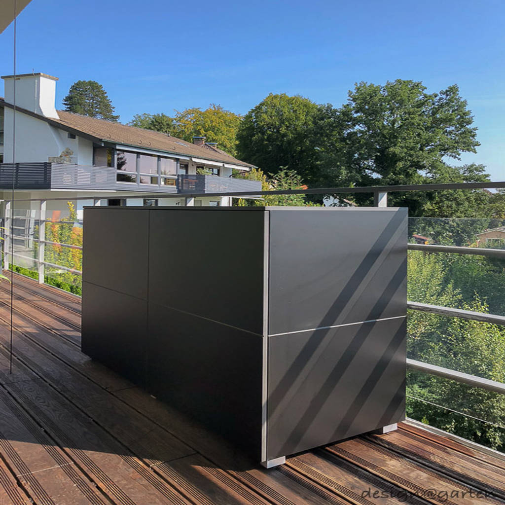 Hpl balkonschrank designgarten alfred hart design gartenhaus und