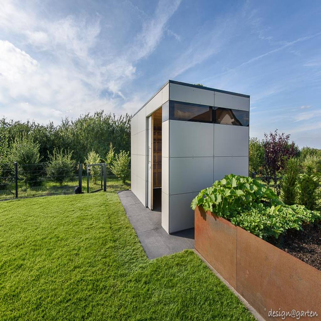 Designer gartenhaus hpl designgarten alfred hart design gartenhaus