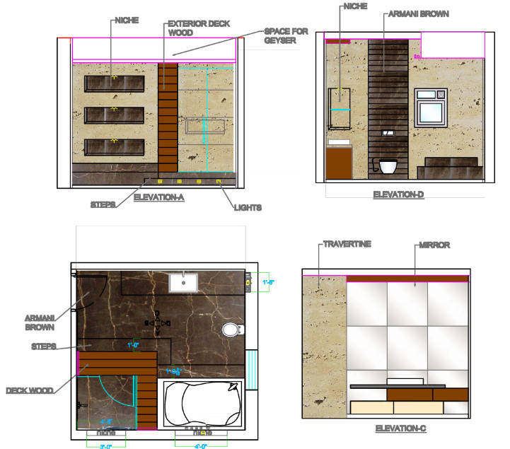 Interior designing, interior layouts, interior drawings, bachelors pad ...