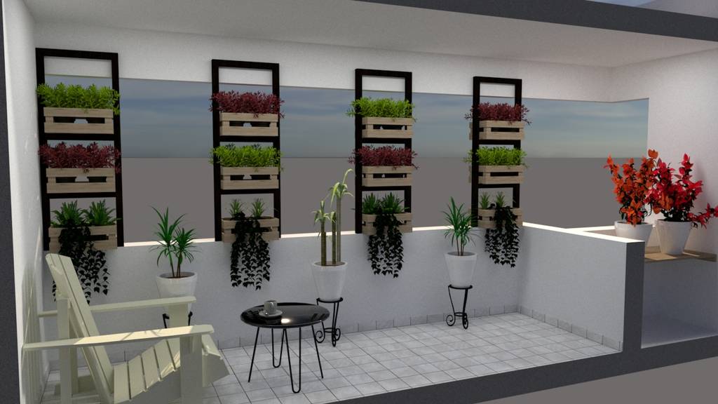 Propuesta de balcón jardín (antes) | homify