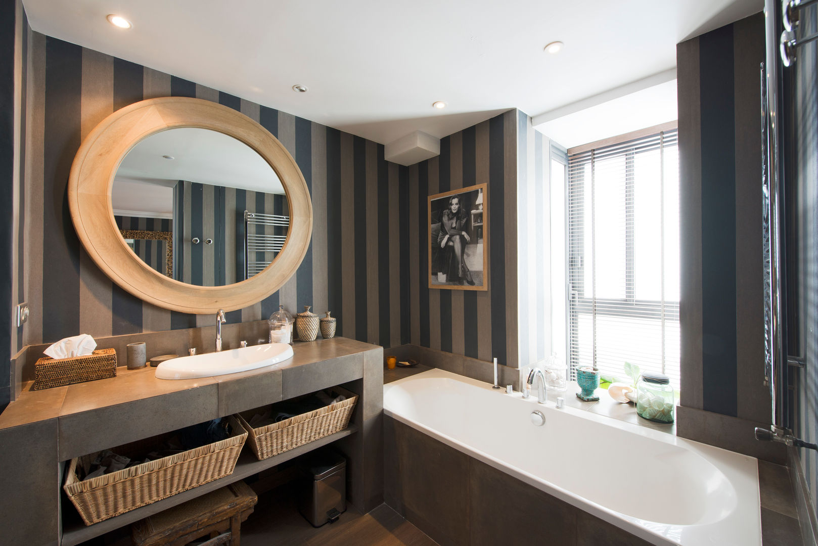 How to use wallpaper in the bathroom homify