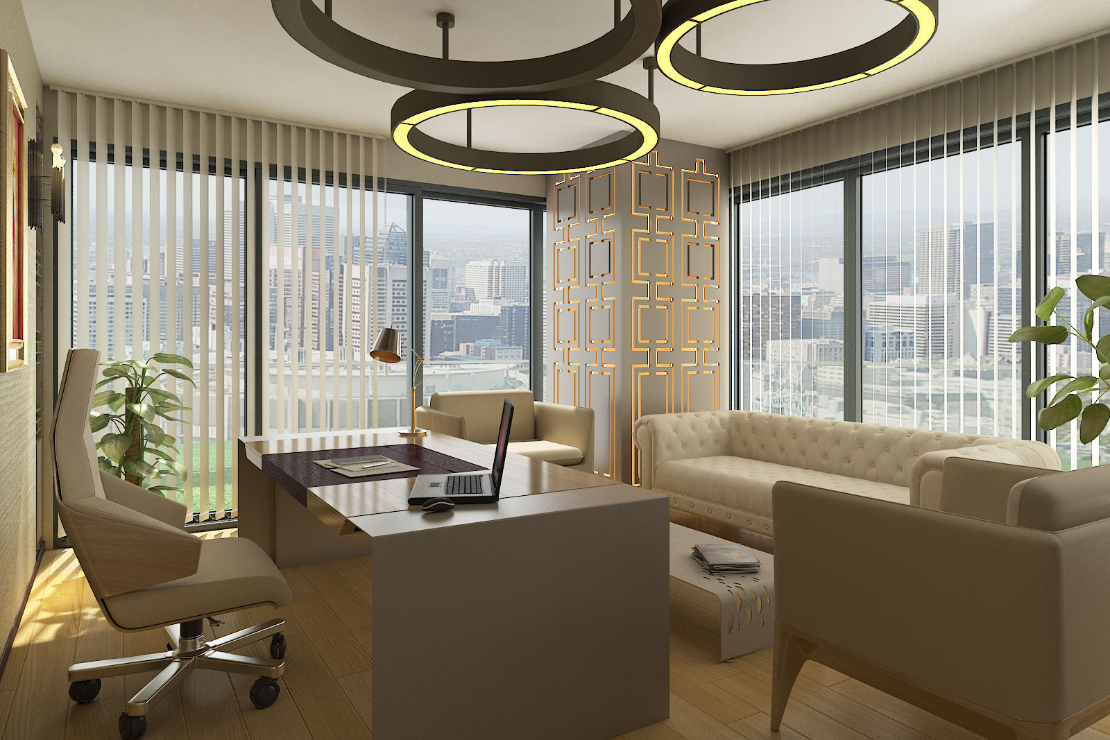 Ofis dekorasyonu için duvar kağıdı ve taş dekor örnekleri | homify
