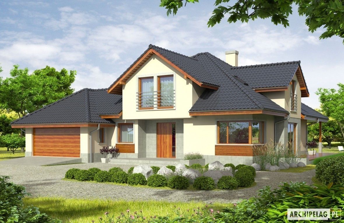 Красивый коттедж с мансардой | homify
