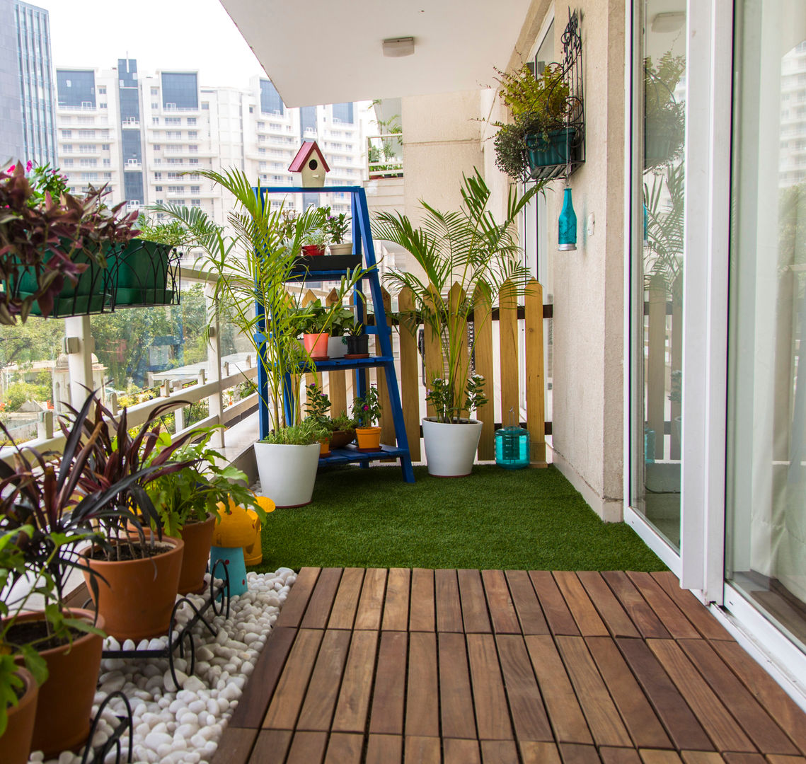Simple balcony garden design ideas for Indian homes | homify
