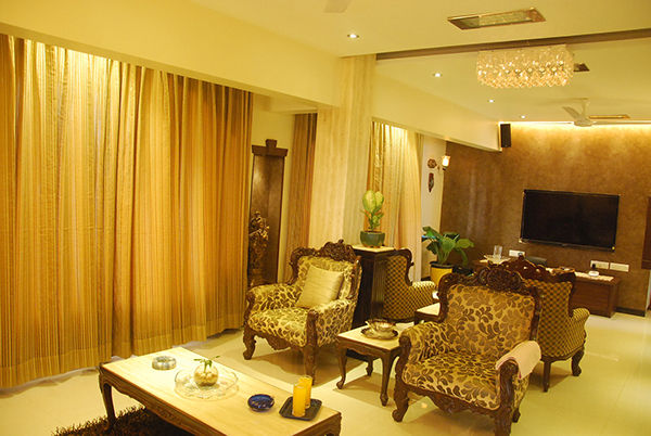 An Indian home with a touch of gold! | homify