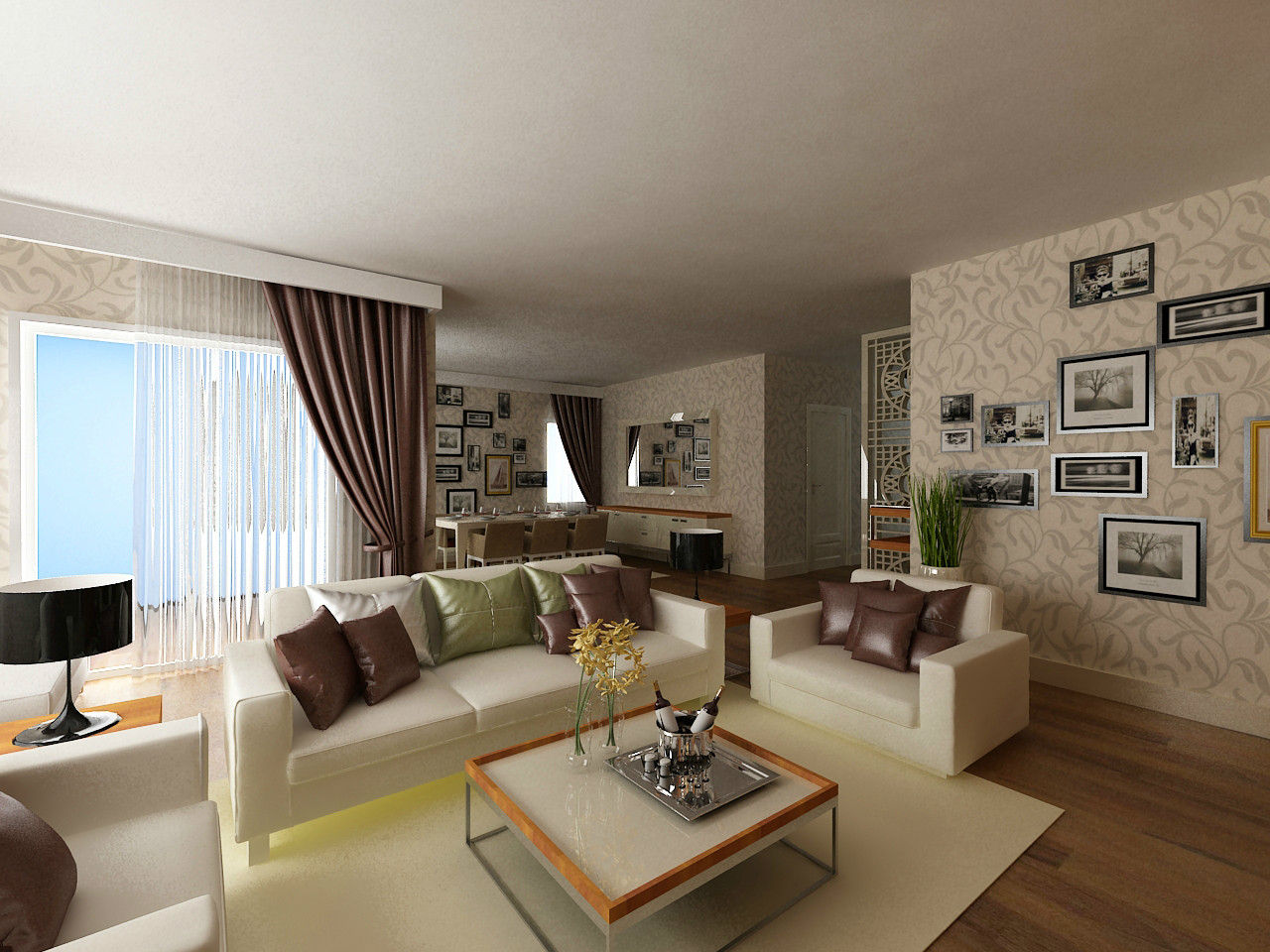 Minimalist dekorasyon anlayışı ile dizayn edilmiş bir salon | homify