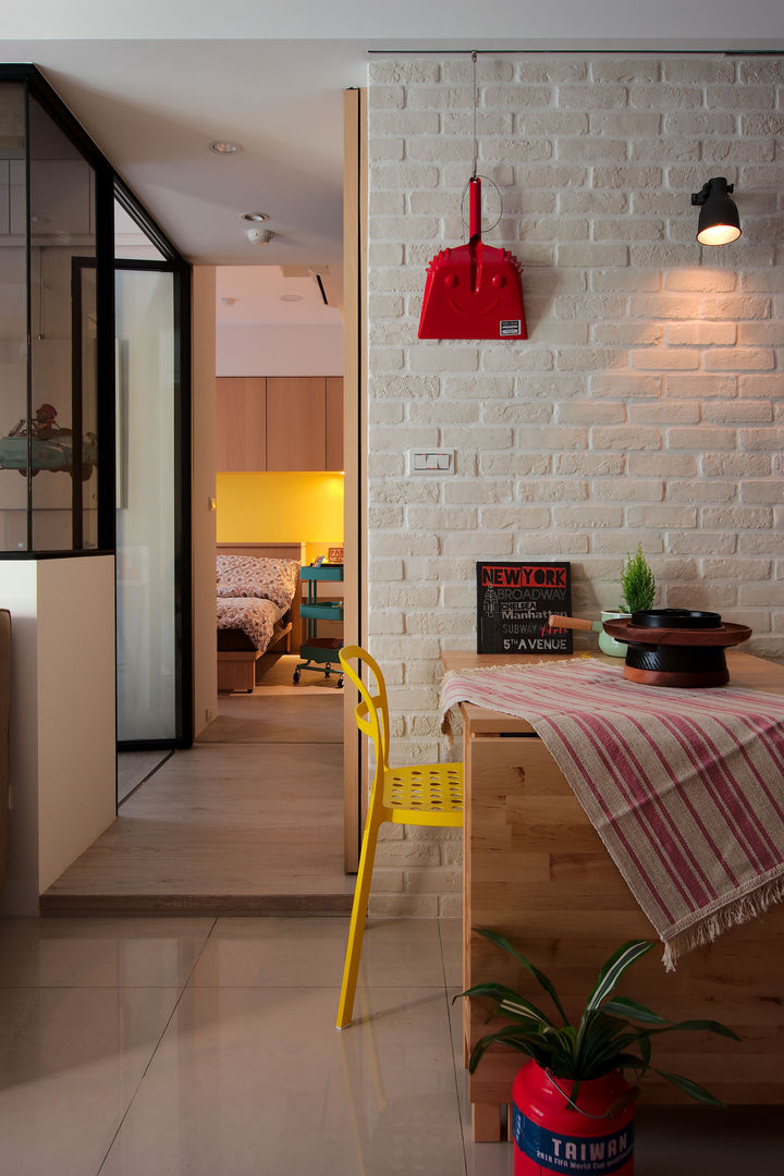 輕盈的鄉村風質感 客廳必備的文化石裝飾牆 | homify