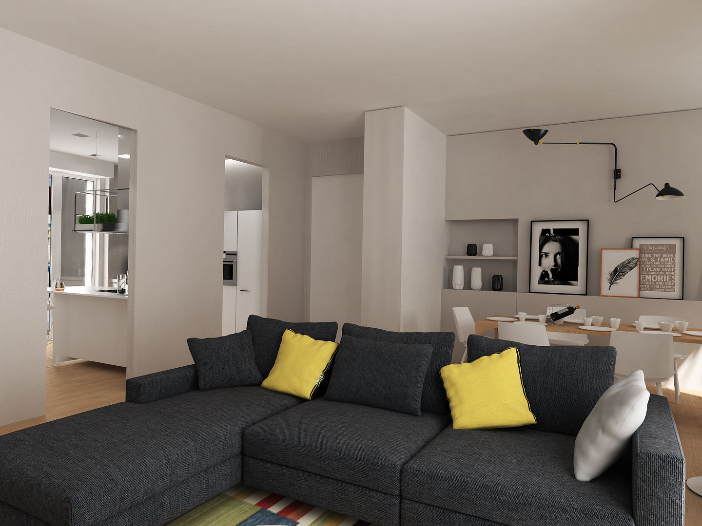 Un Elegante Appartamento Moderno a Milano | homify