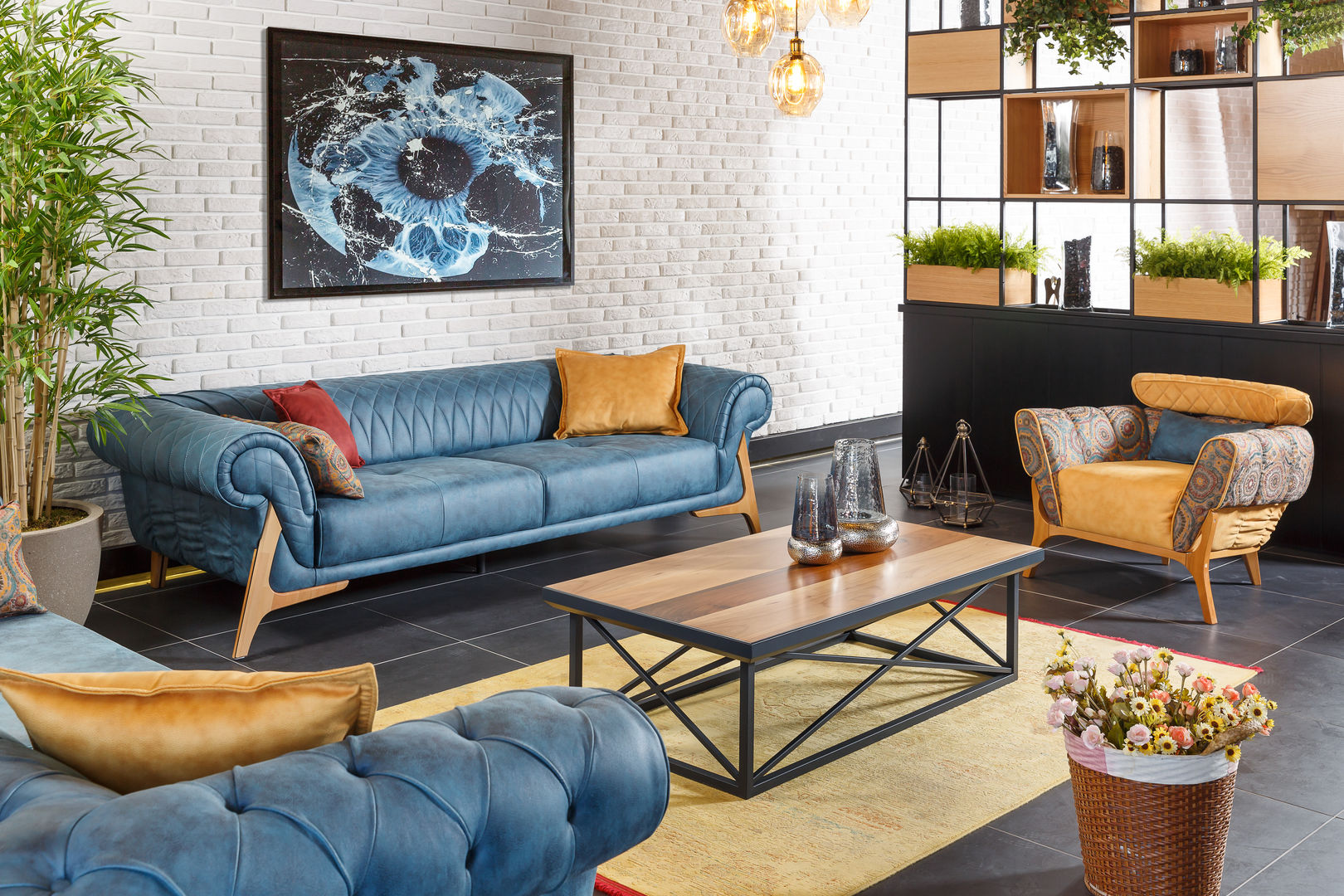 Dekorasyonda mavi ile uyumlu renkler ve 19 örnek mavi kombinasyonu | homify
