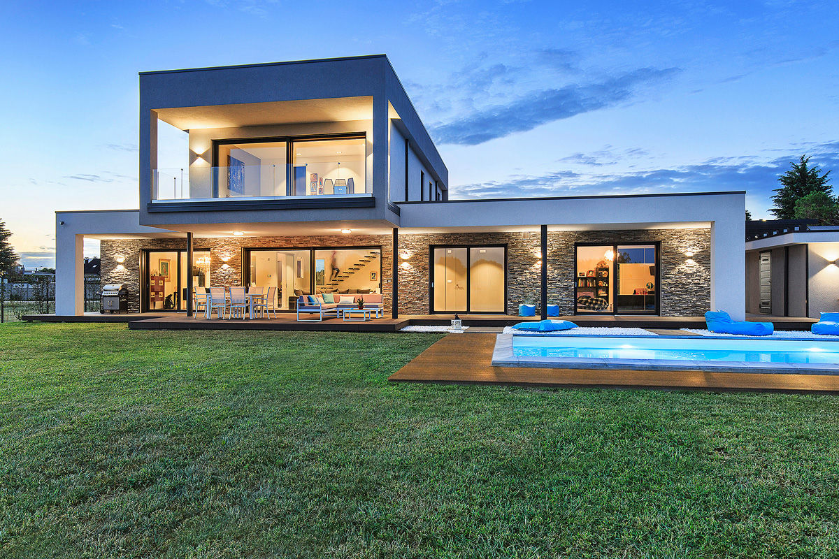 Дом мечты с бассейном и фантастическим интерьером | homify