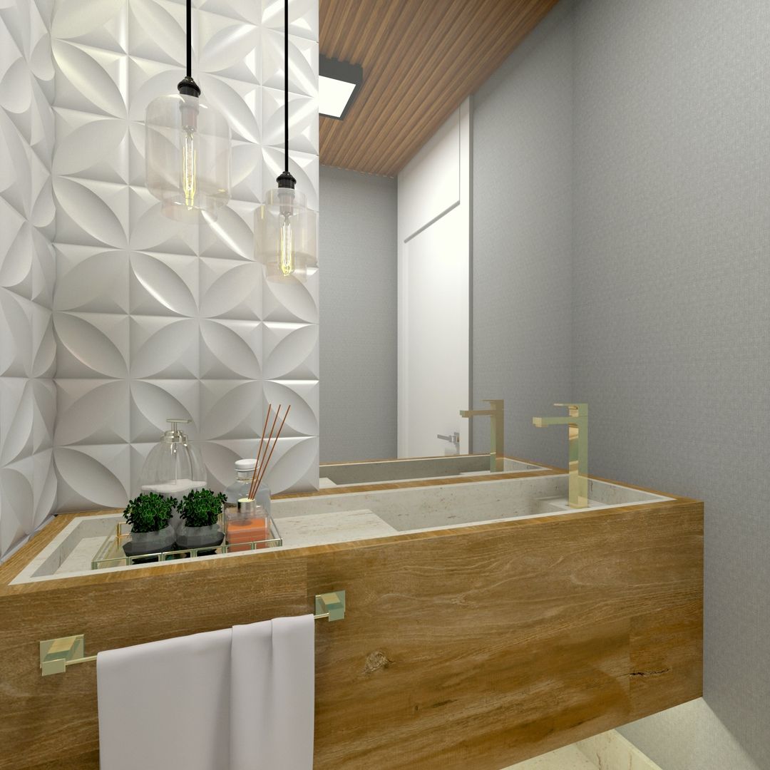 Design de Interiores para Lavabo em Montes Claros (MG) | homify