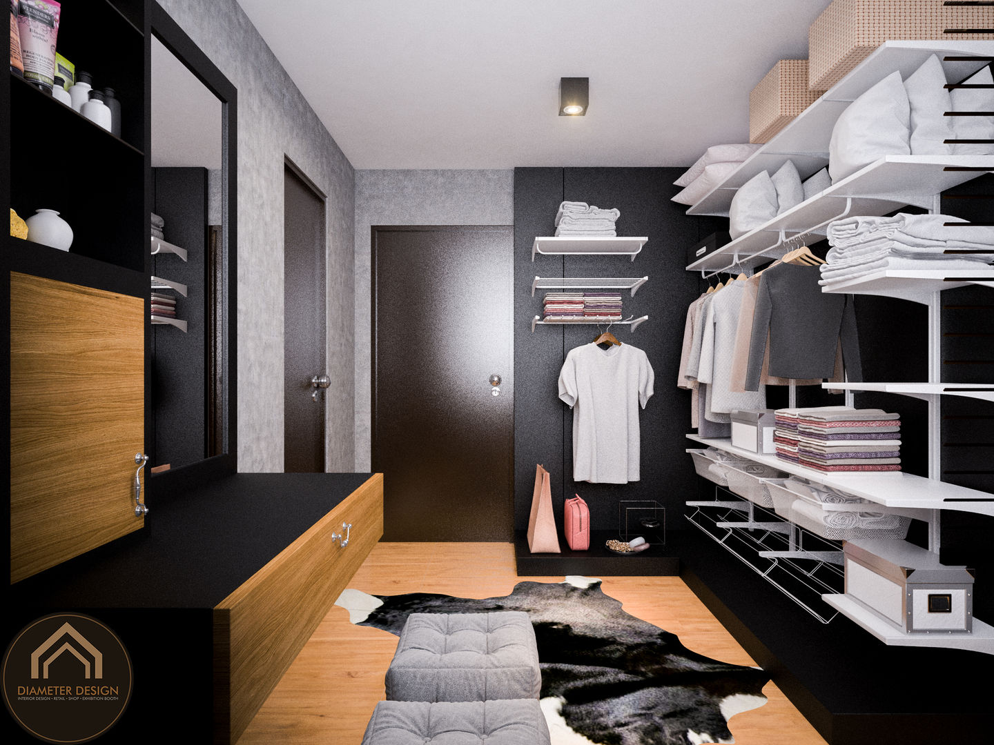 10 ดีไซน์ตู้เสื้อผ้าเปิดง่ายใช้สะดวกมาก | homify