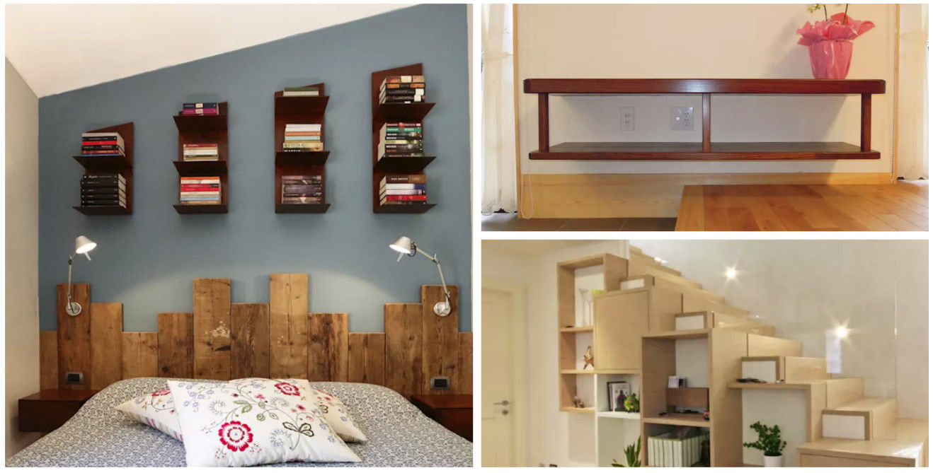 7 Repisas para dormitorios pequeños ¡Que le puedes pedir a tu carpintero!
